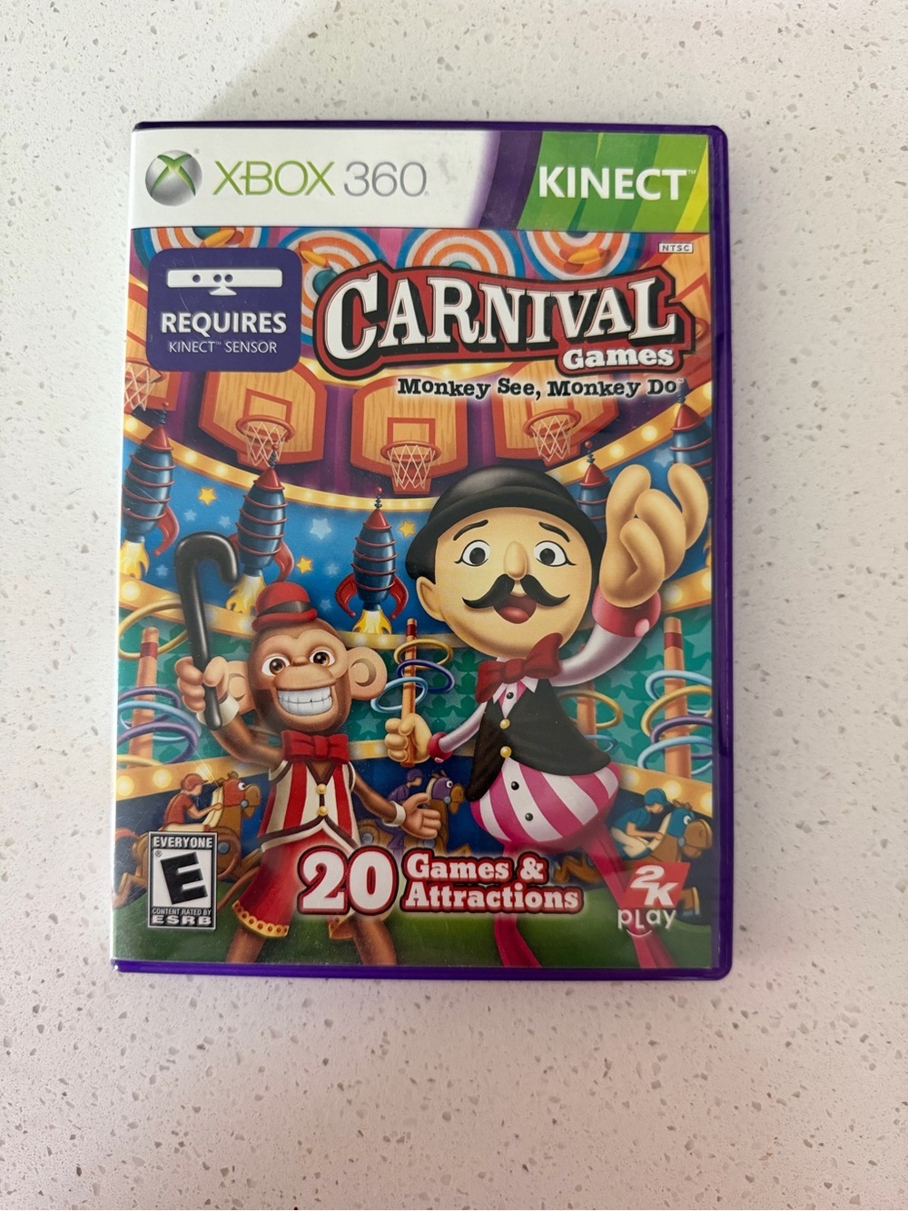 Xbox 360 Kinect Carnival Games - Purple Case